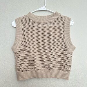 En Saison Sleevless Crochet Top